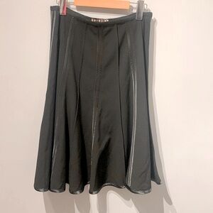 Dalia Black Flowy Skirt